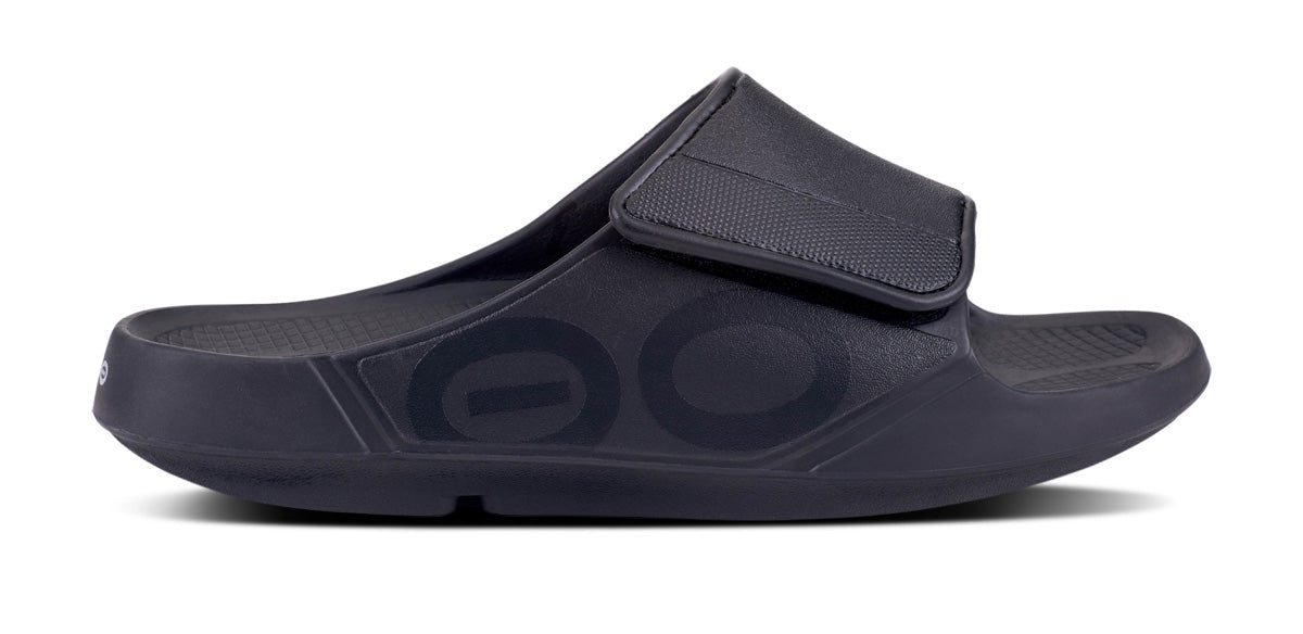 Men's OOahh Sport Flex Sandal - Matte Black